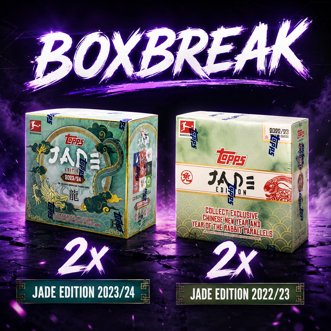 Topps Jade Bundesliga Mixer - 2x 22/23 - 2x 23/24