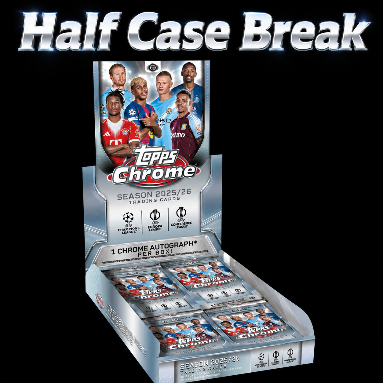 PYP/PYT - Half Case (6-Boxen) - Topps UCC Chrome 25/26 - Hobby