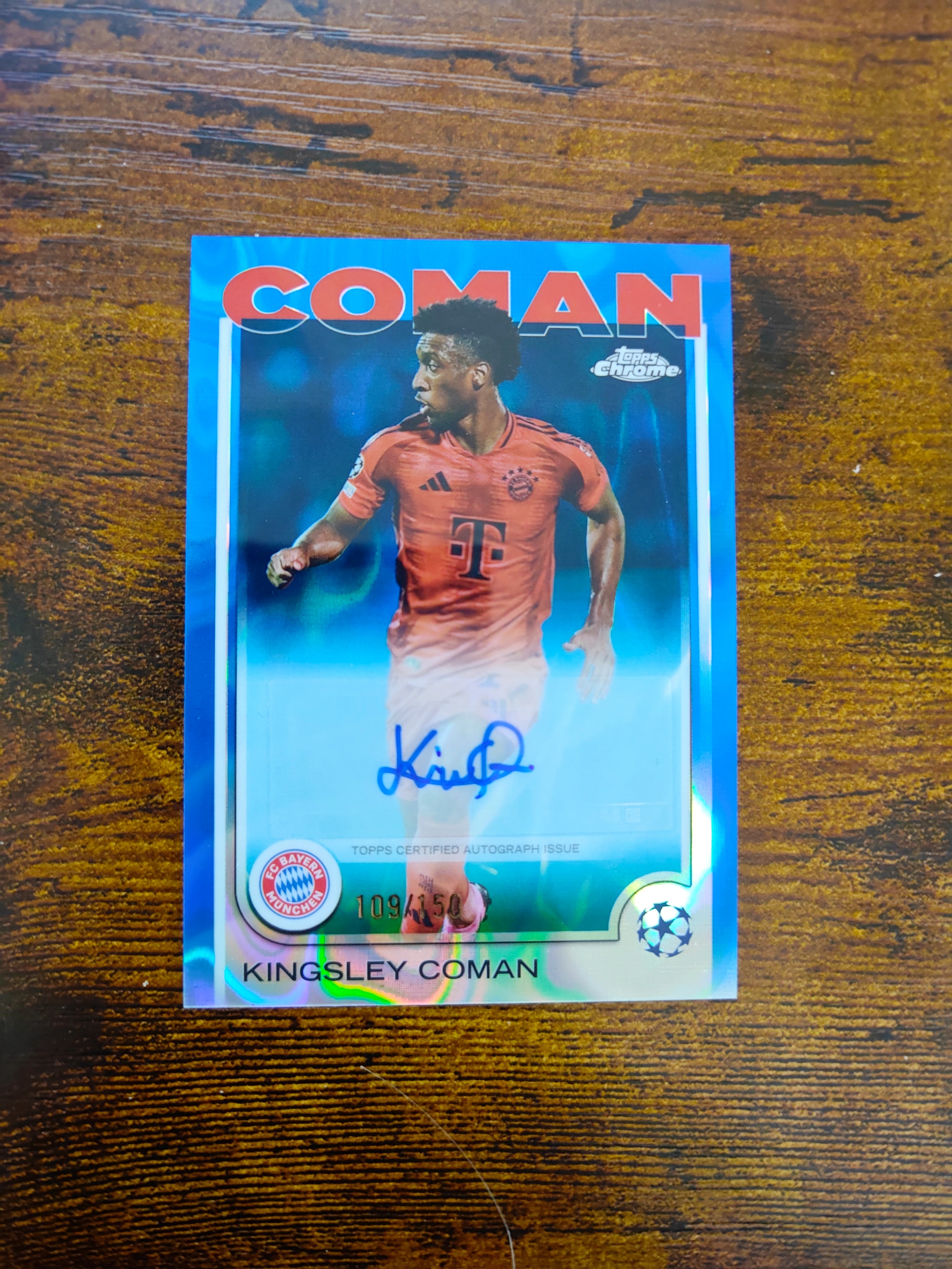 Topps UCC 24/25 Kingsley Coman Autogramm /150