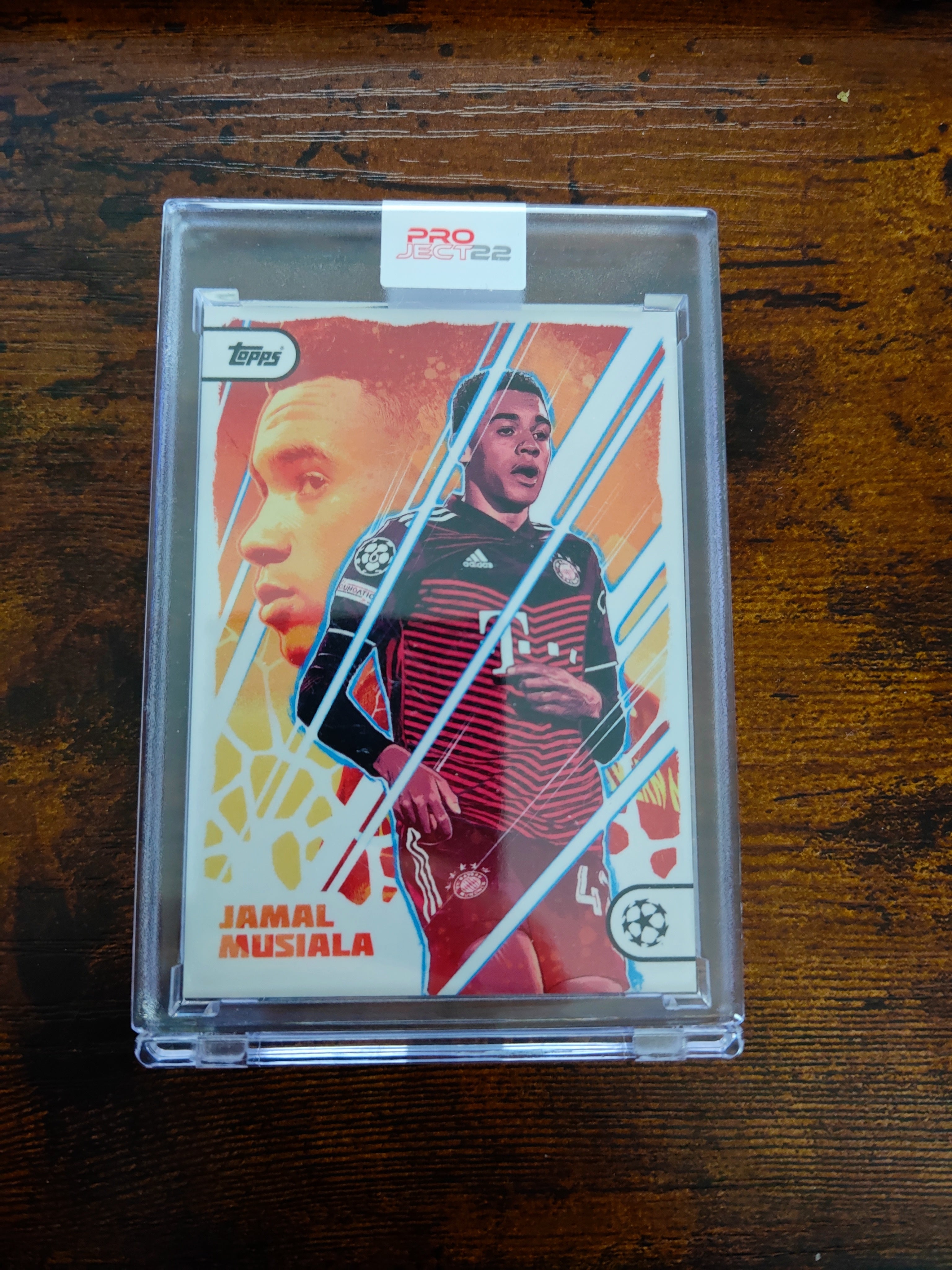 Topps Jamal Musiala Project 22 by John Guydo