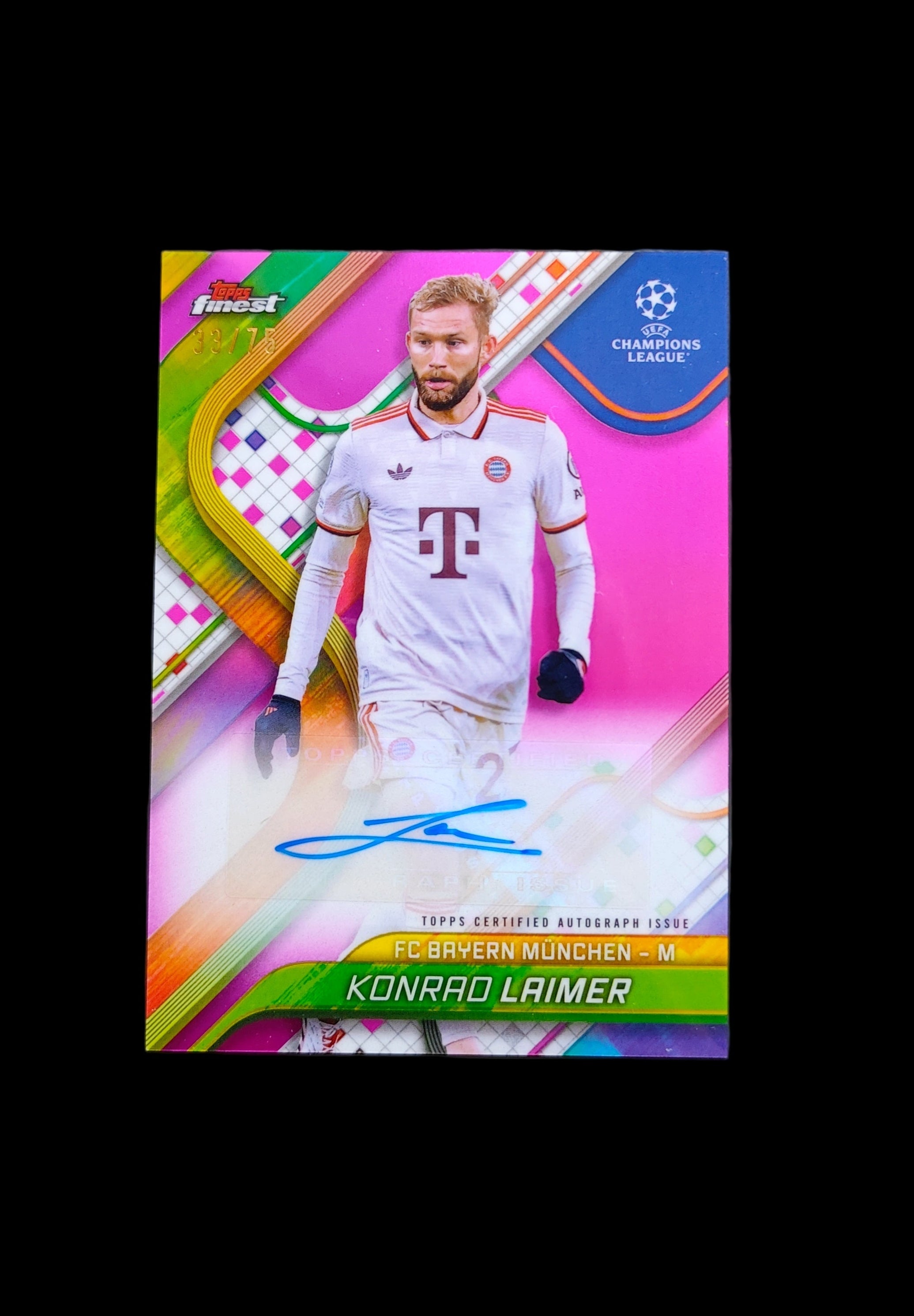 Topps Finest UCC 24/25 - Konrad Laimer Autograph /75