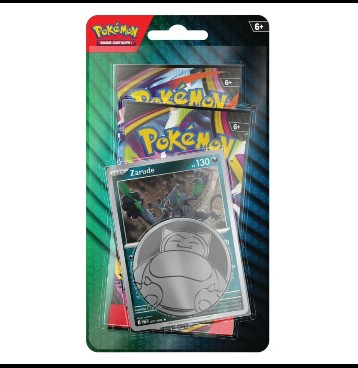 Pokémon 2-Pack Blister – Zarude & Relaxo Münze | Deutsch | OVP