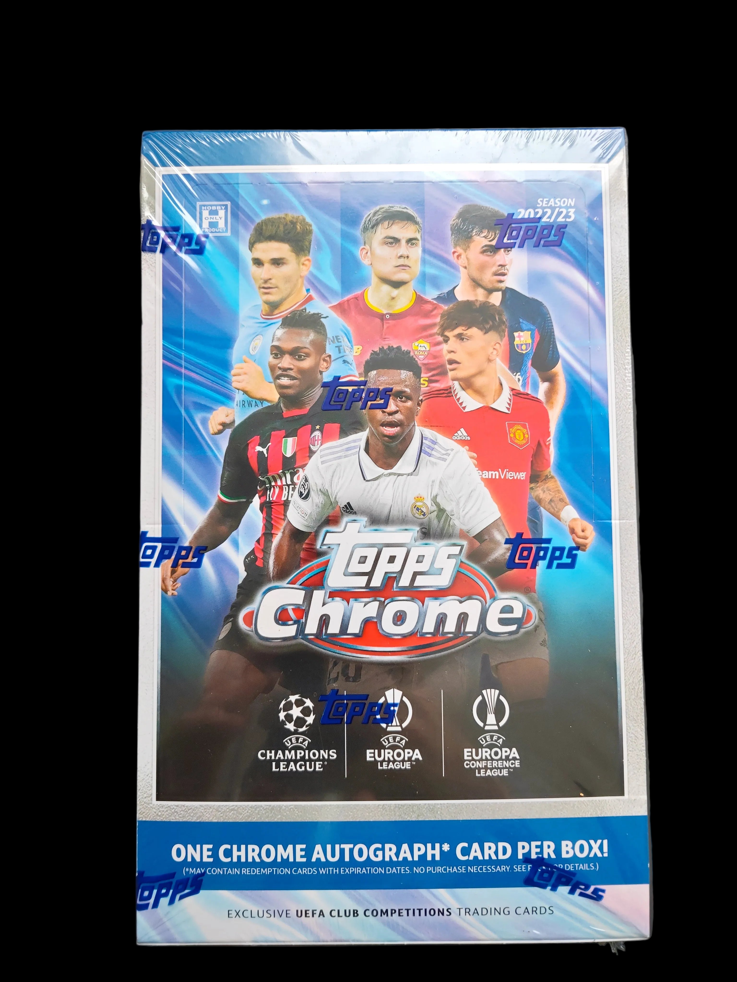 2022-23 TOPPS Chrome UEFA Club Competitions Soccer Cards Hobby Box