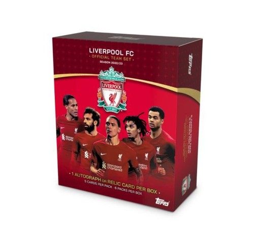 2022-23 TOPPS Liverpool FC Official Team Set